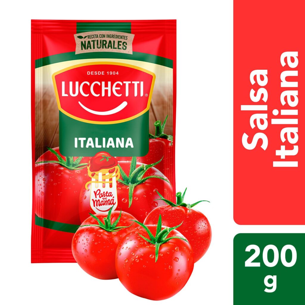 Salsa de tomate Lucchetti 200g